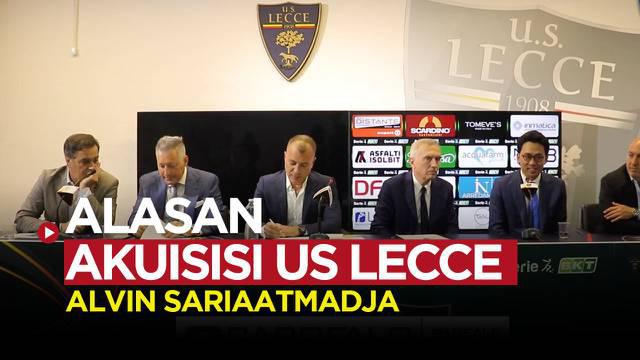 Berita video konferensi pers CEO Emtek, Alvin Sariaatmadja setelah berhasil akuisisi 10% saham US Lecce