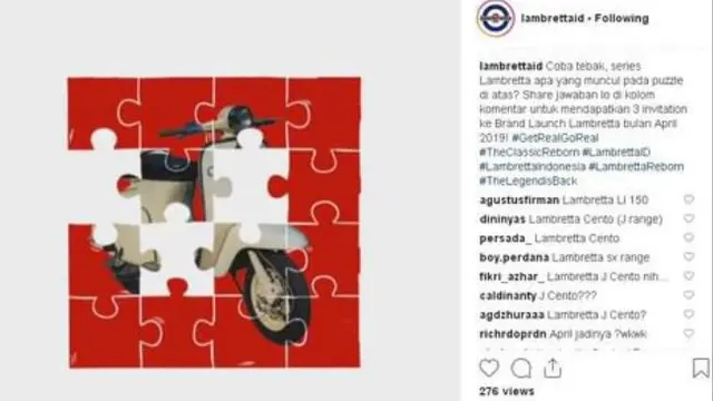 Lambretta siap menjajal pasar Indonesia