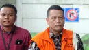 Terpidana mantan Kapus Data dan Sistem Informasi Sekjen Kemendagri, Dudy Jocom menjalani pemeriksaan di gedung KPK, Jakarta, Selasa (29/1). Dudy diperiksa terkait dugaan korupsi pembangunan Kampus IPDN di Gowa tahun anggaran 2011.(merdeka.com/Dwi Narwoko)