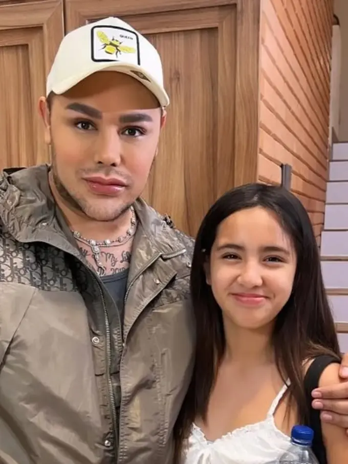 Mikhayla bahagia bertemu Ivan Gunawan (Instagram/ramadhaniabakrie)