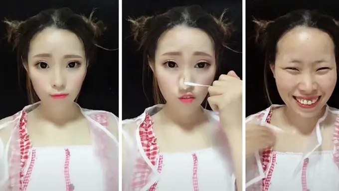 [Bintang] Bikin Syok! Beginilah Penampilan 10 Perempuan Usai Menghapus Makeupnya