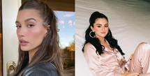 Serupa tapi tak sama, banyak orang menyebut Hailey Bieber kerap mengikuti gaya rambut Selena Gomez [@haileybieber - @selenagomez]