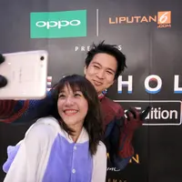 Pertamakali menyaksikan film ini, Gigi dan Yudhistira hadir di Gala Premiere beberapa hari lalu yang berlangsung di Jakarta. Untuk itu, ia sangat berterima kasih kepad Oppo dan Liputan6.com yang telah mengadakan nobar ini. (Adrian Putra/Bintang.com)