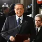 Silvio Berlusconi kecewa pada pemilik baru AC Milan. (AFP / VINCENZO PINTO)