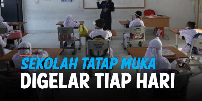 VIDEO: Sekolah Tatap Muka di Jakarta Bakal Digelar Setiap Hari