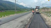 Proyek ruas jalan Kawasan Strategis Pariwisata Nasional (KSPN) Danau Toba di Sumatera Utara. Dok PUPR
