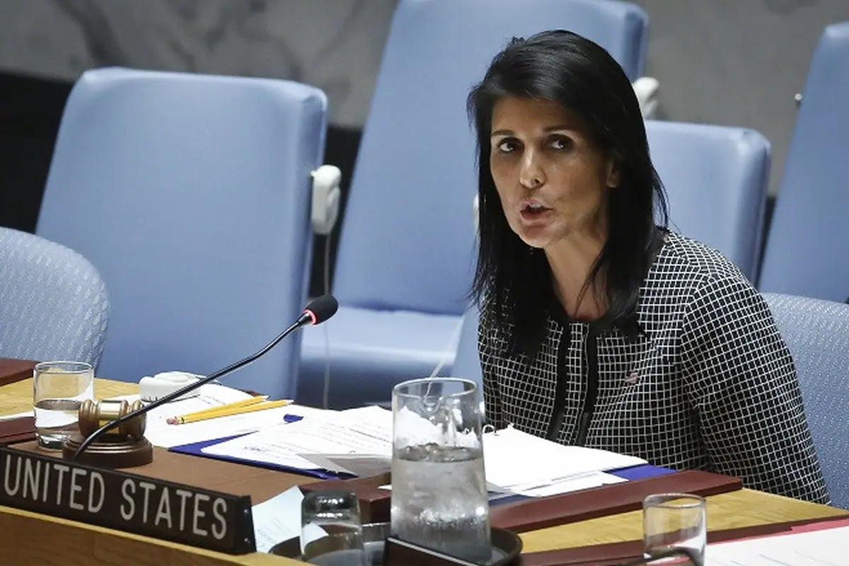 Dubes AS untuk PBB Nikki Haley mengecam keputusan Rusia untuk memveto rancangan resolusi DK PBB