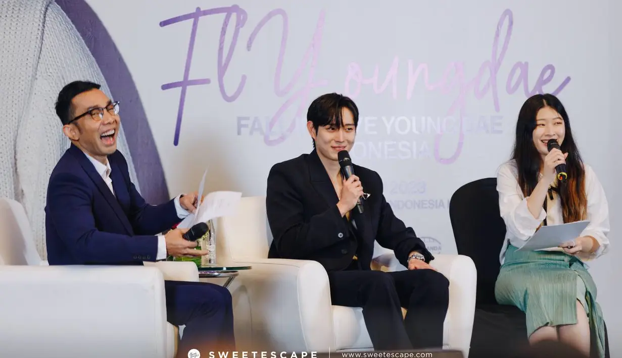 Konferesnsi Pers 2023 Kim Young Dae 1st Asia Fan Meeting Tour: 'FLYOUNGDAE' (Dok: Sweet Escape)
