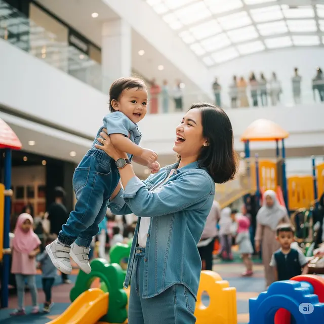 Inspirasi Outfit Anak dan Ibu Terbaru 2025. Foto: Gemini