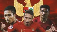 Timnas Indonesia - Evan Dimas, Egy Maulana Vikri, Asnawi Mangkualam (Bola.com/Adreanus Titus)