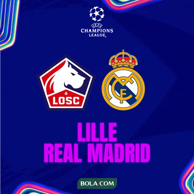 Liga Champions - Lille Vs Real Madrid
