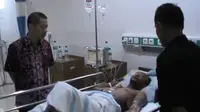 Dua orang warga Rembang, Jawa Tengah, menjadi korban tindak kejahatan dengan cara dibakar hidup-hidup oleh orang tak dikenal. (Liputan6.com/ Ahmad Adirin)