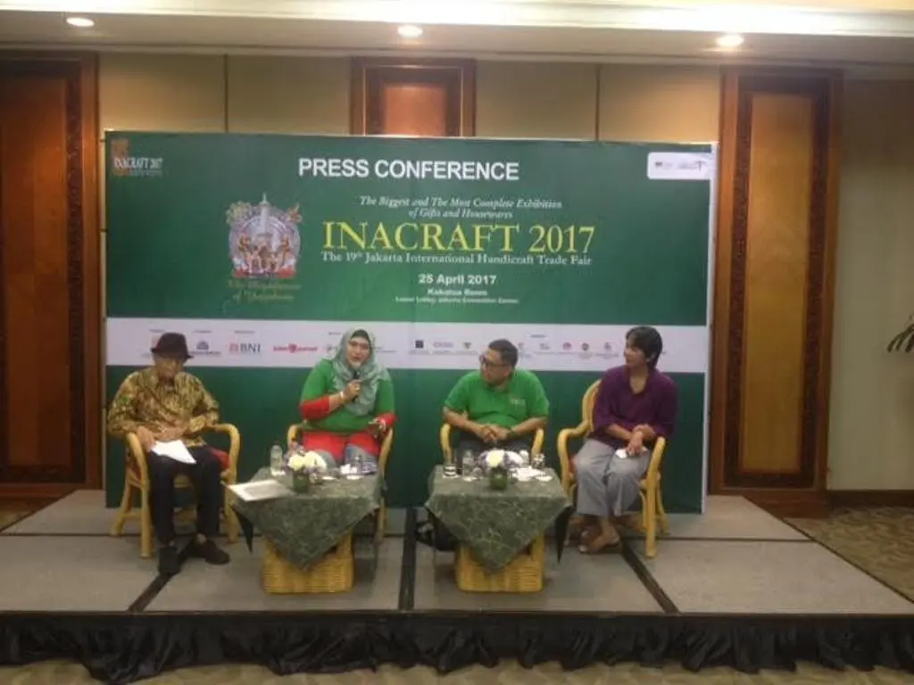 Suasana konfrensi pers Inacraft 2017 di Jakarta Convention Center, Selasa, 26 April 2017. (Foto: Istimewa) 