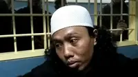 Narapidana teroris bernama Syaiful Anam alias Mujadid alias Brekele alias Idris alias Joko mengakui bocah Indonesia yang tewas di Suriah sebagai militan ISIS adalah anaknya. (Liputan6.com/Nanda Perdana Putra)