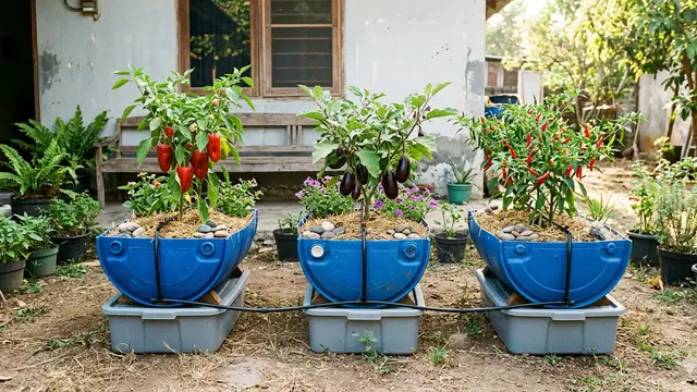 Model Kebun Buah yang Tidak Boros Air