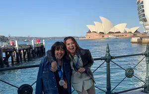 Acha Septriasa dan Nirina Zubir Reuni usai Lari Marathon di Sydney