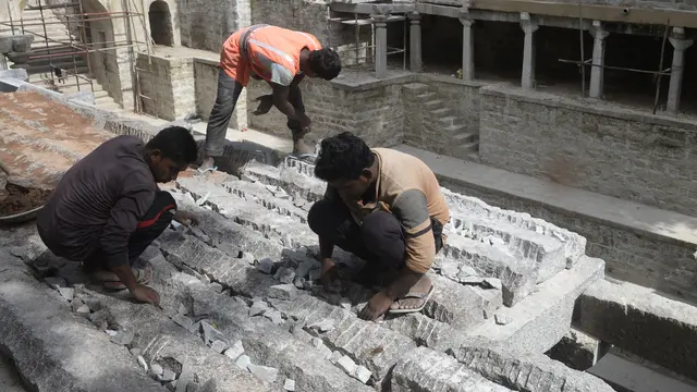 Sumur Abad ke-18 di India Direstorasi
