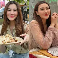 Lihat di sini dua gaya kontras Aaliyah Massaid saat Ngabuburit, tetap elegan walaupun terlihat kontras. [Foto: Instagram/aaliyah.massaid]