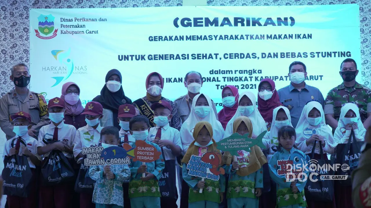 Selain kalangan dewasa, sasaran utama kampanye makan ikan di Garut, Jawa Barat adalah anak-anak usia dini dan kalangan pelajar untuk membantu proses pertumbuhan mereka.