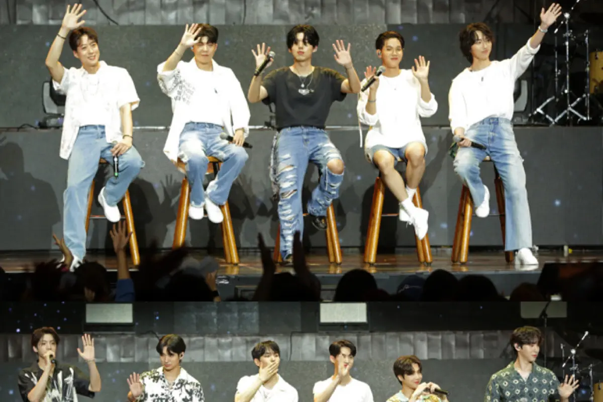 Tampilan Gaho, Kave, dan PENTAGON Konser di Jakarta