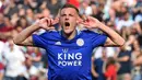 5. Jamie Vardy (Leicester) - 18 Gol. (AFP/Ben Stansall)