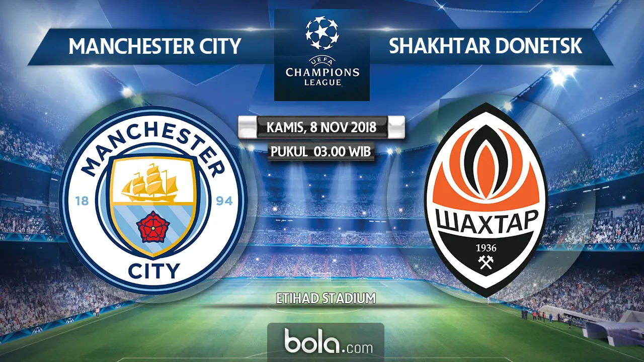 Manchester City Vs Shakhtar Donetsk