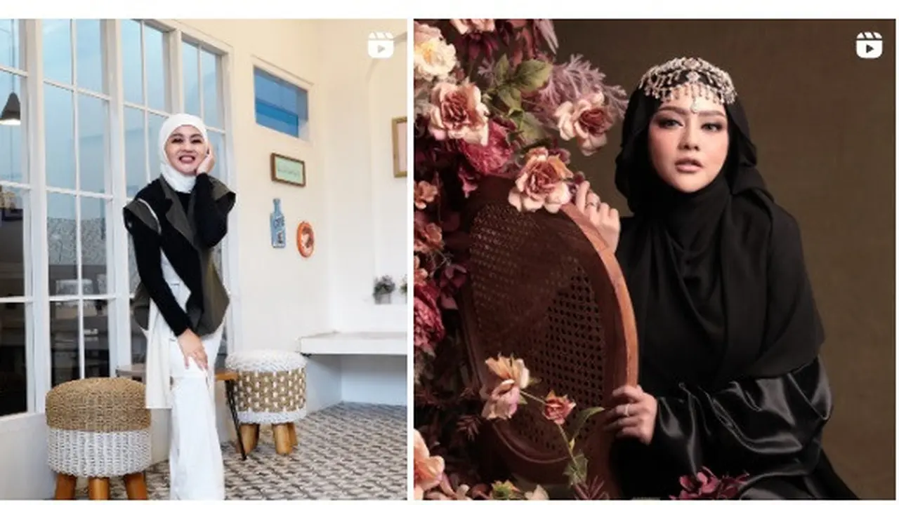 Pedangdut Jenita Janet kini tampil berhijab (Foto: Instagram jenitajanet)