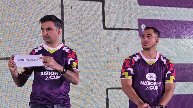 17 tim futsal dari berbagai SMA di Indonesia mengikuti grand final Axis Nation Cup 2024 (Liputan6.com/ Agustin Setyo Wardani)