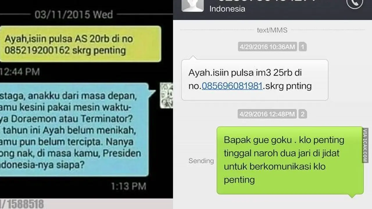 balasan sms penipuan
