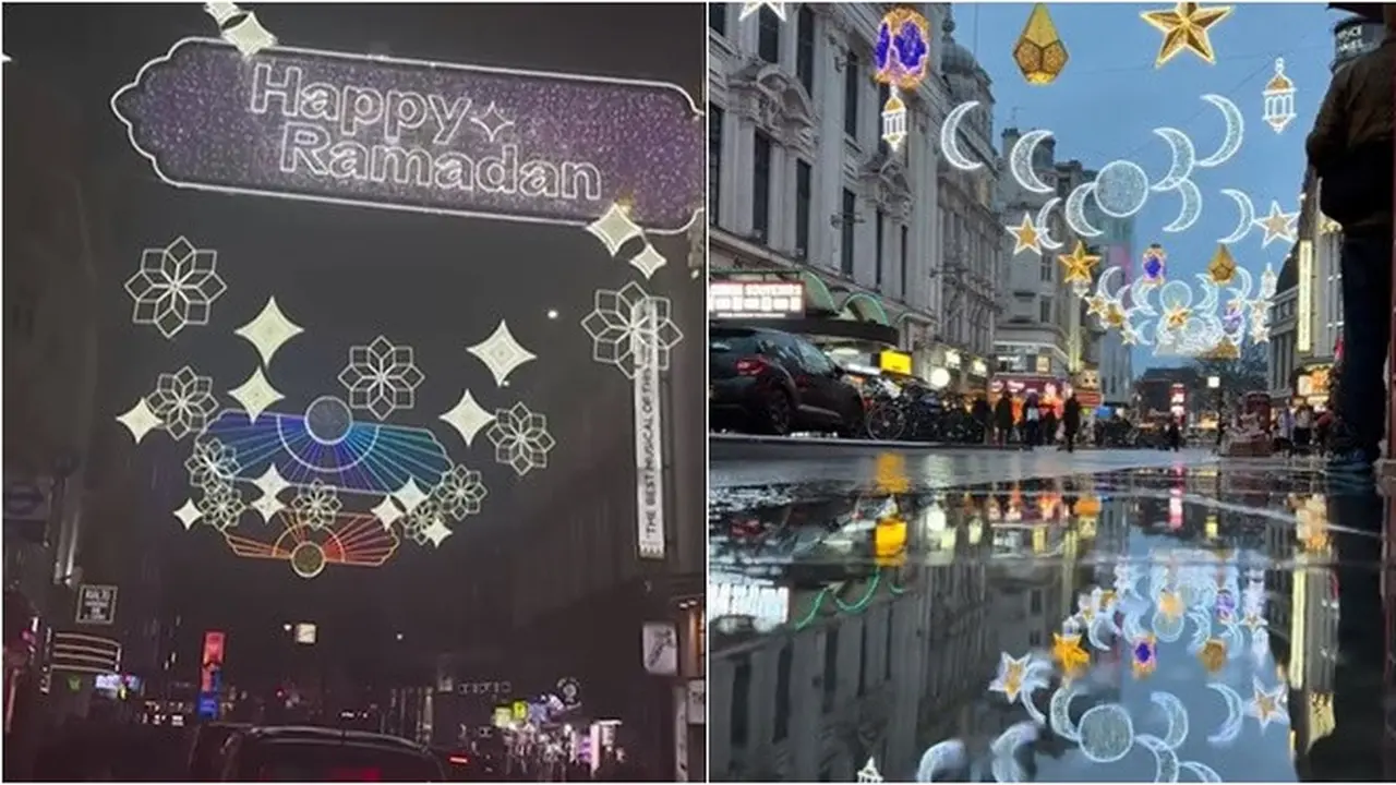 Masuki Tahun Kedua Lampu Ramadhan Menyala di Kota London, Disambut Sukacita