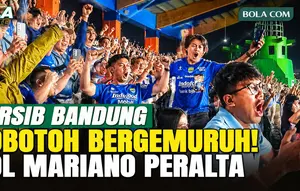Detik-Detik Bobotoh Bergemuruh Sambut Gol Penalti Mariano Peralta, Persib Kalahkan The Cong-Viettel 1-0