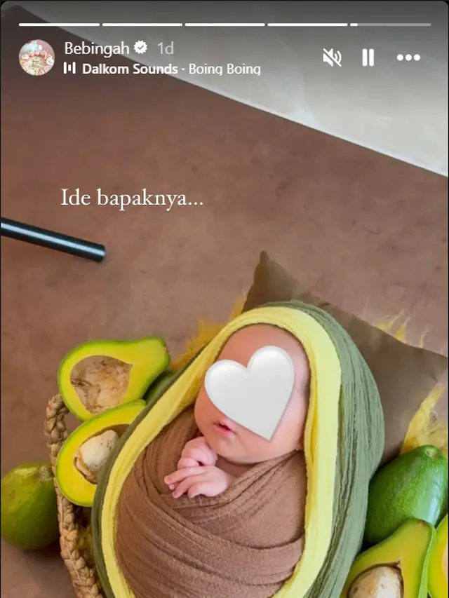 Jalani Pemotretan Newborn, Ini 6 Potret Bebingah Anak Erina Gudono Wajahnya Masih Ditutupi