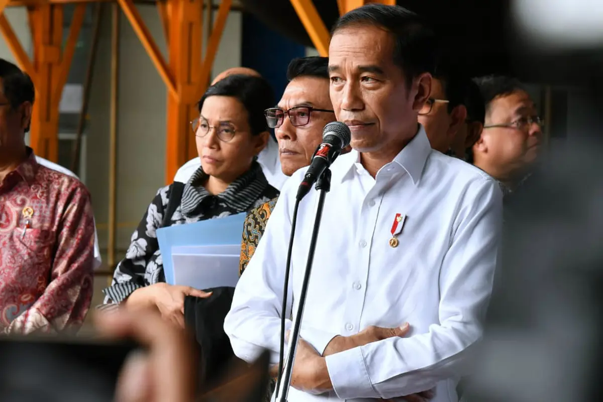 Presiden Joko Widodo atau Jokowi di Surabaya, Jawa Timur, Senin (27/1/2020). (foto: Biro Pers Setpres)