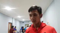 M.Hemat Bhakti Anugerah, atlet Soft Tenis yang tergabung dalam Tim Putera Merah Putih di Asian Games 2018 (Liputan6.com / Nefri Inge)