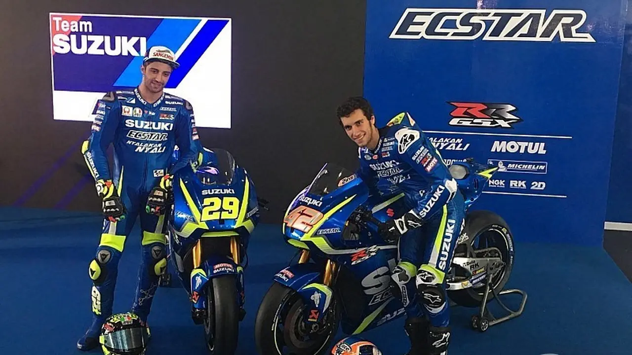 Pebalap baru Suzuki, Andrea Iannone dan Alex Rins 