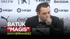 Berita video momen menarik saat Pelatih Barcelona, Xavi Hernandez, batuk ketika sesi konferensi pers, Senin (21/2/2022) dinihari WIB. Momen ini sepertinya bisa bikin kita mengucek-ngucek mata!