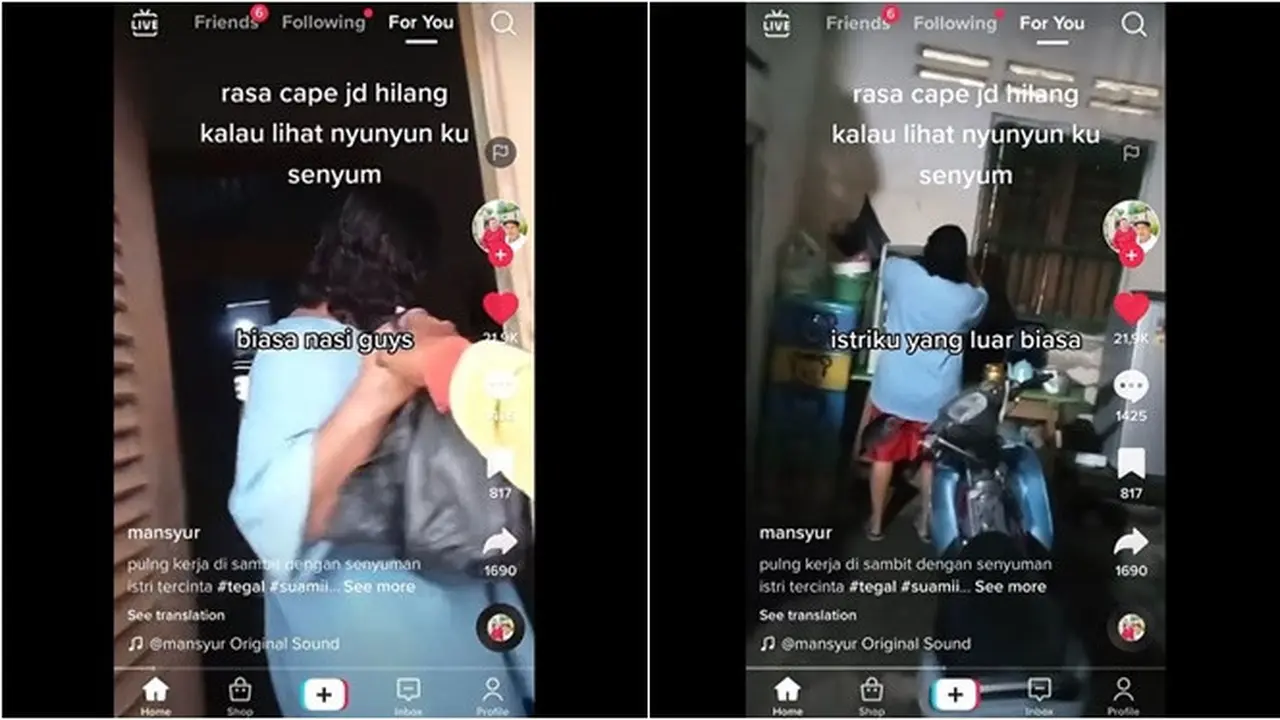 TikToker Ini Setia Rawat Istri yang Punya Gangguan Mental, Sikapnya Bikin Salut