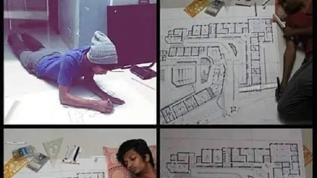 perjuangan mahasiswa desain (foto: Facebook Architecture Students' Association)