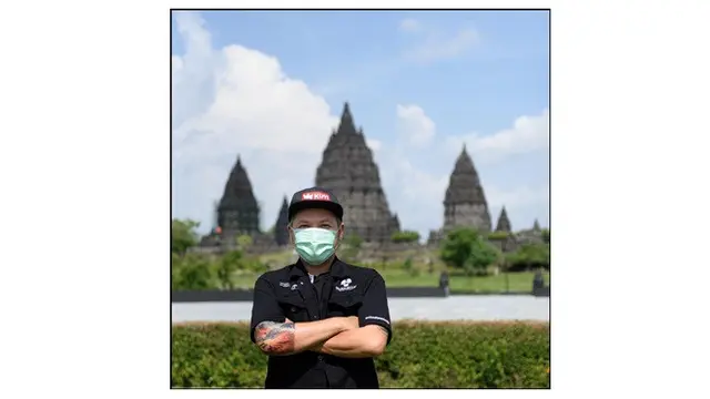 7 Potret Gading Marten Touring Jogja-Bali, Tetap Patuhi Protokol Kesehatan