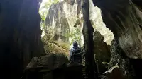 Ngalau Indah, salah satu wisata unggulan di Kota Payakumbuh, Sumbar, dengan objek utama gua alami yang memiliki stalaktit dan stalagmit memesona. (Liputan6.com/Erinaldi)