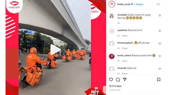 Heboh Kurir Shopee Padati Jalanan Jakarta