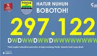 Persib Bandung mencatatkan rekor fantastis di TSC 2016 berkat kehadiran bobotoh. (Labbola)