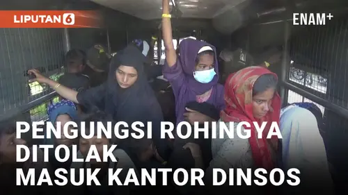 VIDEO: Kantor Dinsos Banda Aceh Ditutup Untuk Pengungsi Rohingya