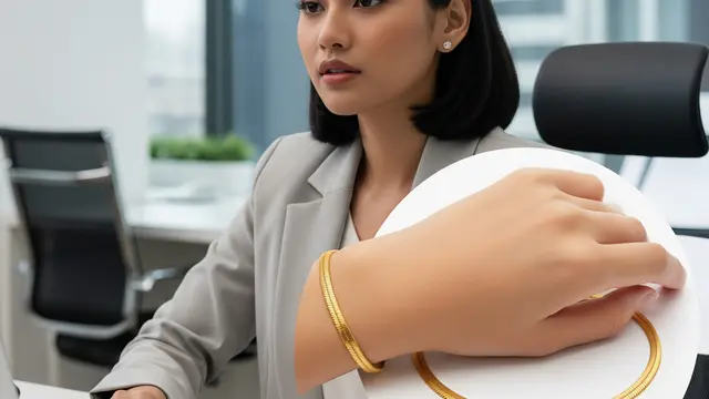 Model Gelang Emas Rantai Kecil untuk Wanita Karir
