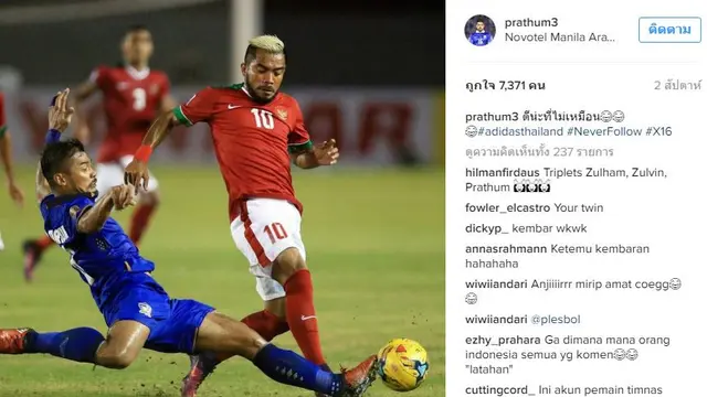 Timnas Indonesia vs Timnas Thailand