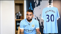 OPTIMISTIS - Otamendi optimistis merebut satu tempat di tim utama Manchester City. (ESPN)