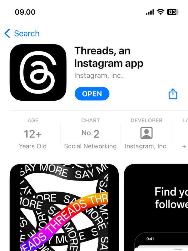 Seperti apa Threads?