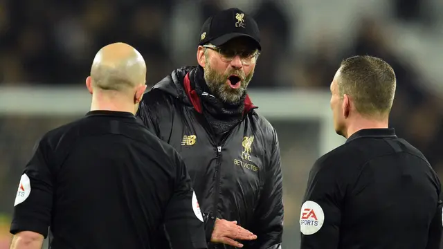 Ekspresi Jurgen Klopp Usai Liverpool Bermain Imbang Atas West Ham