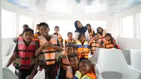 Munggahan Anak Yatim dan Piatu Di Allisa Resort Anyer, Kabupaten Serang, Banten. (Minggu, 19/03/2023).