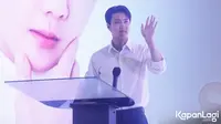 Member EXO, Oh Sehun datang ke Indonesia sebagai brand ambassador produk skincara Whitelab. [KapanLagi.com/Bayu Herdianto]